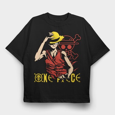One Piece 135, Tricou Oversize Barbati (Unisex)