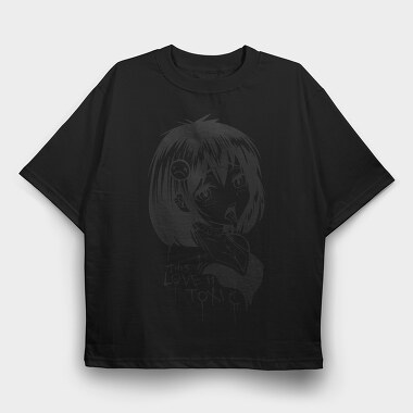 Hentai 15, Tricou Oversize Barbati (Unisex)
