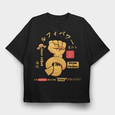 One Piece 18, Tricou Oversize Barbati (Unisex)