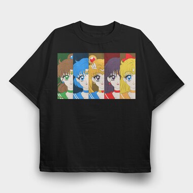 Sailor Moon 17, Tricou Oversize Barbati (Unisex)