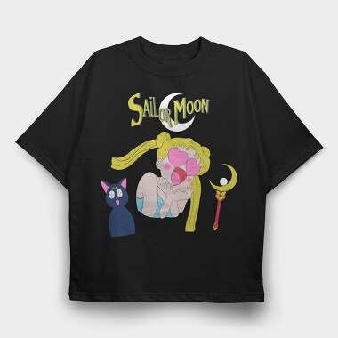 Sailor Moon 19, Tricou Oversize Barbati (Unisex)