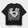 Hentai 3, Tricou Oversize Barbati (Unisex)