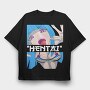 Hentai 4, Tricou Oversize Barbati (Unisex)