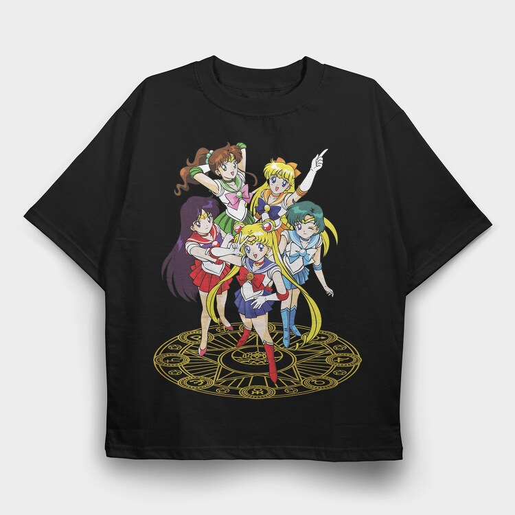 Sailor Moon 22, Tricou Oversize Barbati (Unisex)