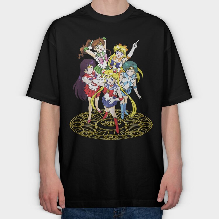 Sailor Moon 22, Tricou Oversize Barbati (Unisex)