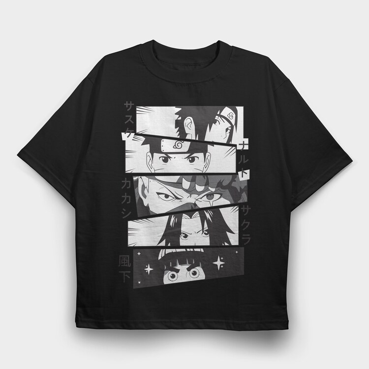 Naruto 19, Tricou Oversize Barbati (Unisex)