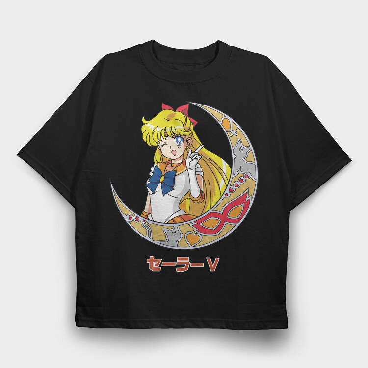 Sailor Moon 25, Tricou Oversize Barbati (Unisex)