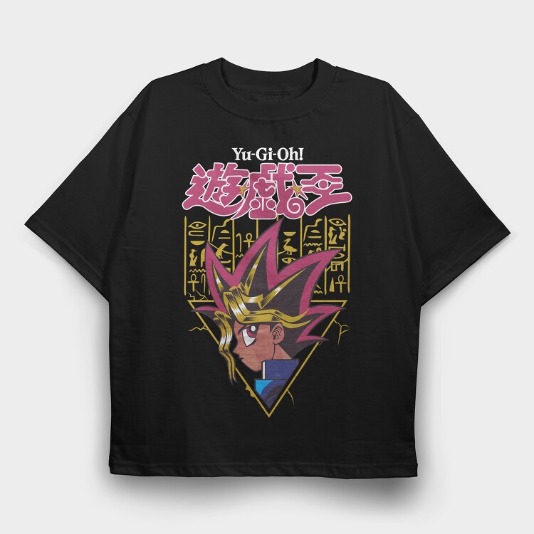 Yu Gi Oh 9, Tricou Oversize Barbati (Unisex)