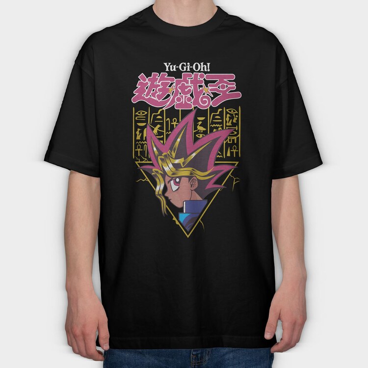 Yu Gi Oh 9, Tricou Oversize Barbati (Unisex)