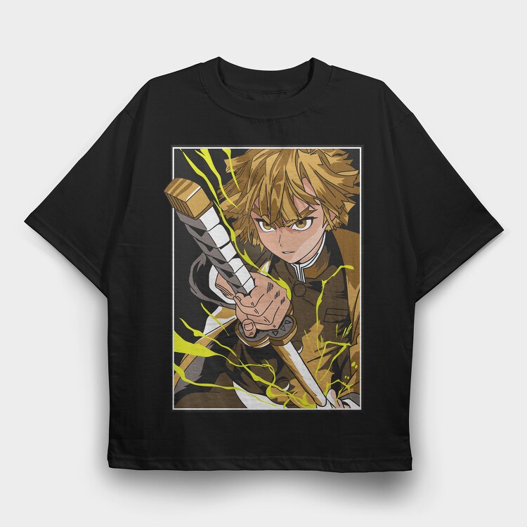 Demon Slayer 21, Tricou Oversize Barbati (Unisex)