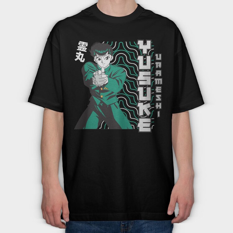 Yu Yu Hakusho 10, Tricou Oversize Barbati (Unisex)