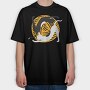 Cat Yoga, Tricou Oversize Barbati (Unisex)
