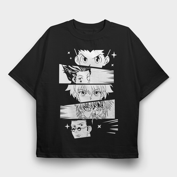Hunter X Hunter 10, Tricou Oversize Barbati (Unisex)