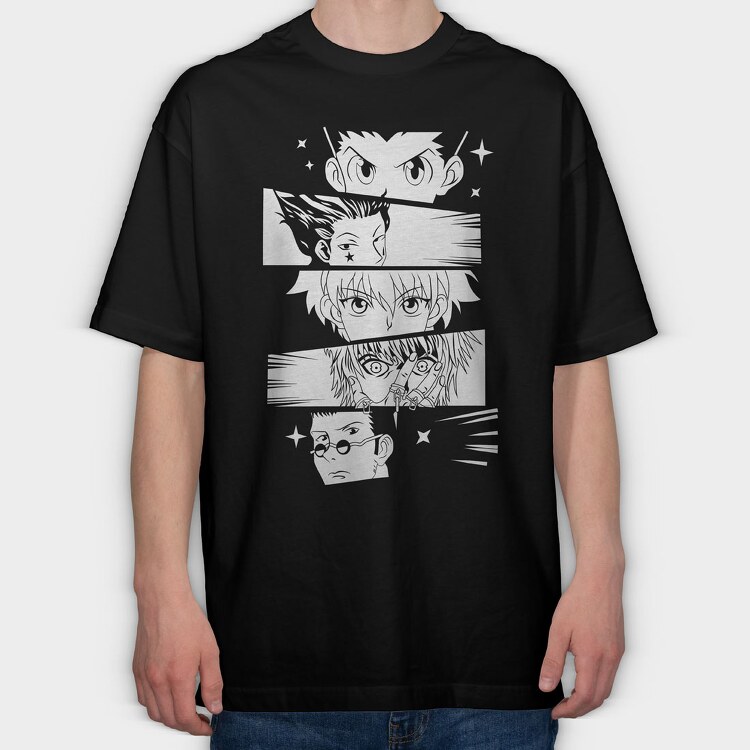 Hunter X Hunter 10, Tricou Oversize Barbati (Unisex)