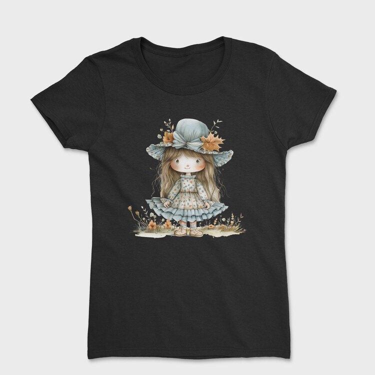 Autumn Whimsy Girl, Tricou Femei