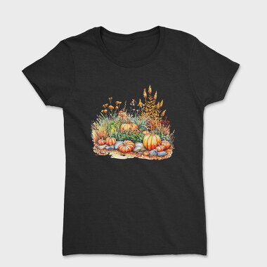 Autumn Harvest Pumpkins, Tricou Femei