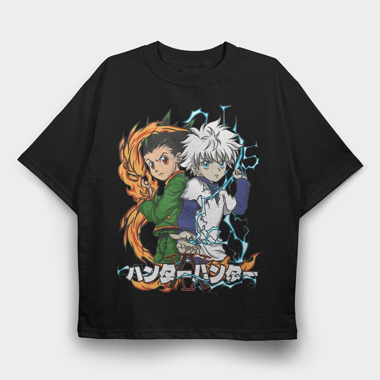 Hunter X Hunter 11, Tricou Oversize Barbati (Unisex)