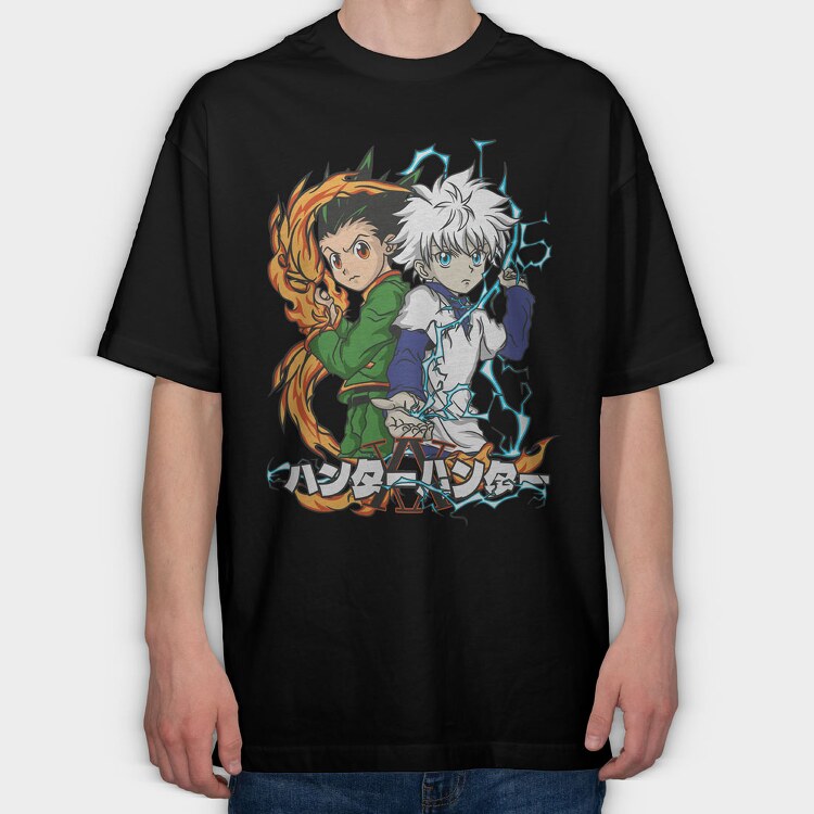 Hunter X Hunter 11, Tricou Oversize Barbati (Unisex)
