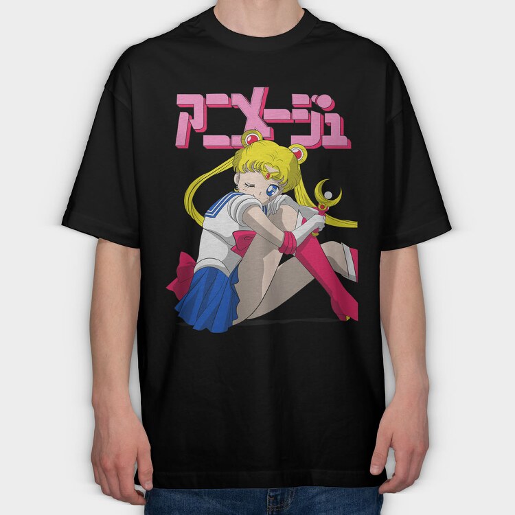 Sailor Moon 4, Tricou Oversize Barbati (Unisex)