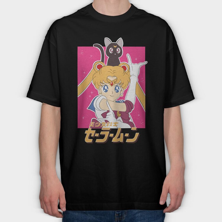 Sailor Moon 5, Tricou Oversize Barbati (Unisex)