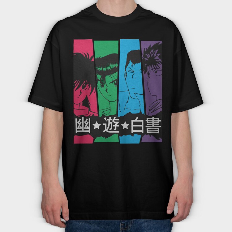 Yu Yu Hakusho 5, Tricou Oversize Barbati (Unisex)