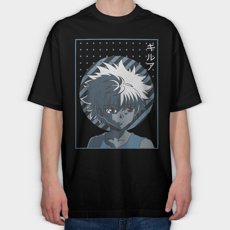 Hunter X Hunter 4, Tricou Oversize Barbati (Unisex)