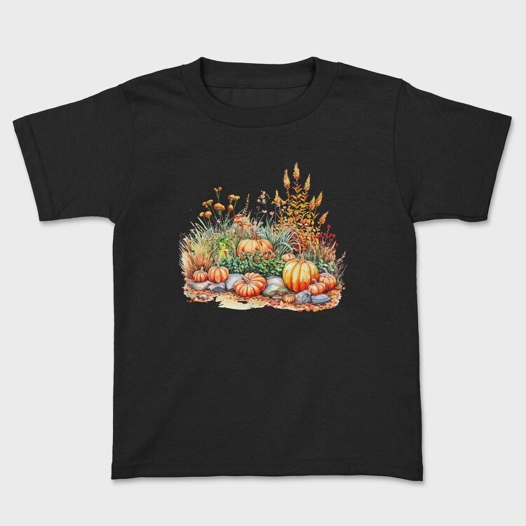 Autumn Harvest Pumpkins, Tricou Copii
