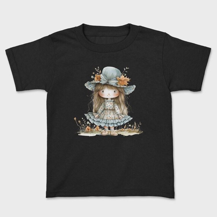 Autumn Whimsy Girl, Tricou Copii