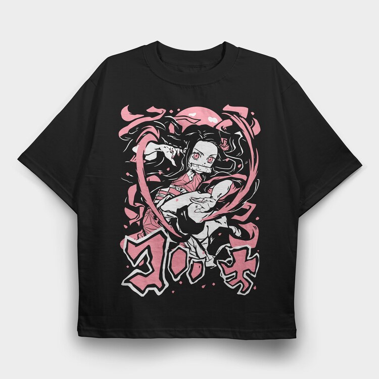 Demon Slayer 3, Tricou Oversize Barbati (Unisex)