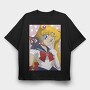 Sailor Moon 9, Tricou Oversize Barbati (Unisex)