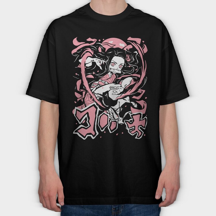 Demon Slayer 3, Tricou Oversize Barbati (Unisex)