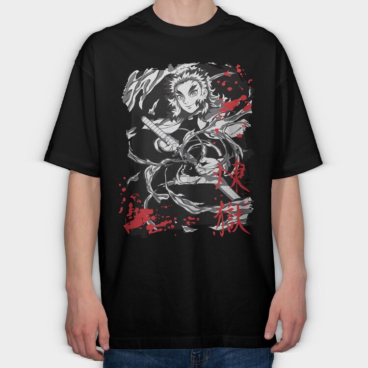 Demon Slayer 30, Tricou Oversize Barbati (Unisex)