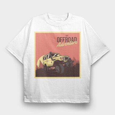 4X4 Offroad Adventure, Tricou Oversize Barbati (Unisex)