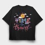 Time to Travel, Tricou Oversize Barbati (Unisex)