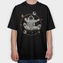 Abstract Astronaut, Tricou Oversize Barbati (Unisex)