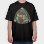 Treehouse Adventure Begins Here, Tricou Oversize Barbati (Unisex)