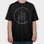 Trees, Tricou Oversize Barbati (Unisex)