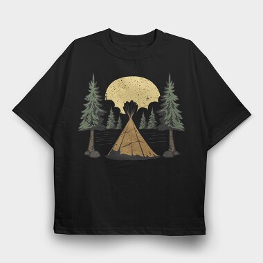 Retro Nature Outdoor 20, Tricou Oversize Barbati (Unisex)
