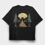 Retro Nature Outdoor 20, Tricou Oversize Barbati (Unisex)