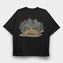 Retro Nature Outdoor 21, Tricou Oversize Barbati (Unisex)