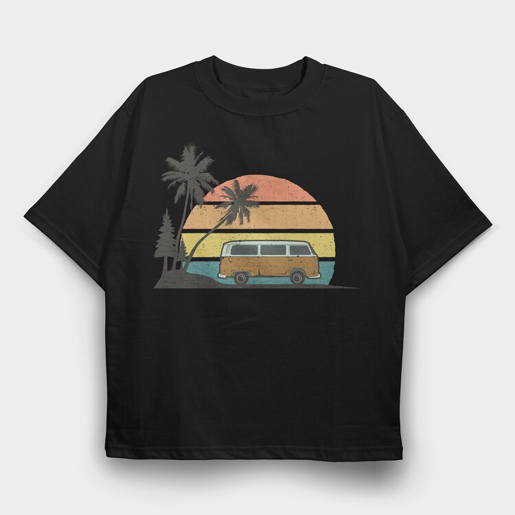 Retro Nature Outdoor 24, Tricou Oversize Barbati (Unisex)