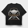 climbing mountain, Tricou Oversize Barbati (Unisex)