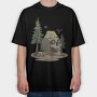 Retro Nature Outdoor 25, Tricou Oversize Barbati (Unisex)