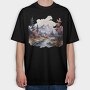 Autumn Mountain Stream, Tricou Oversize Barbati (Unisex)