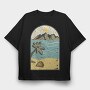 Retro Nature Outdoor 28, Tricou Oversize Barbati (Unisex)