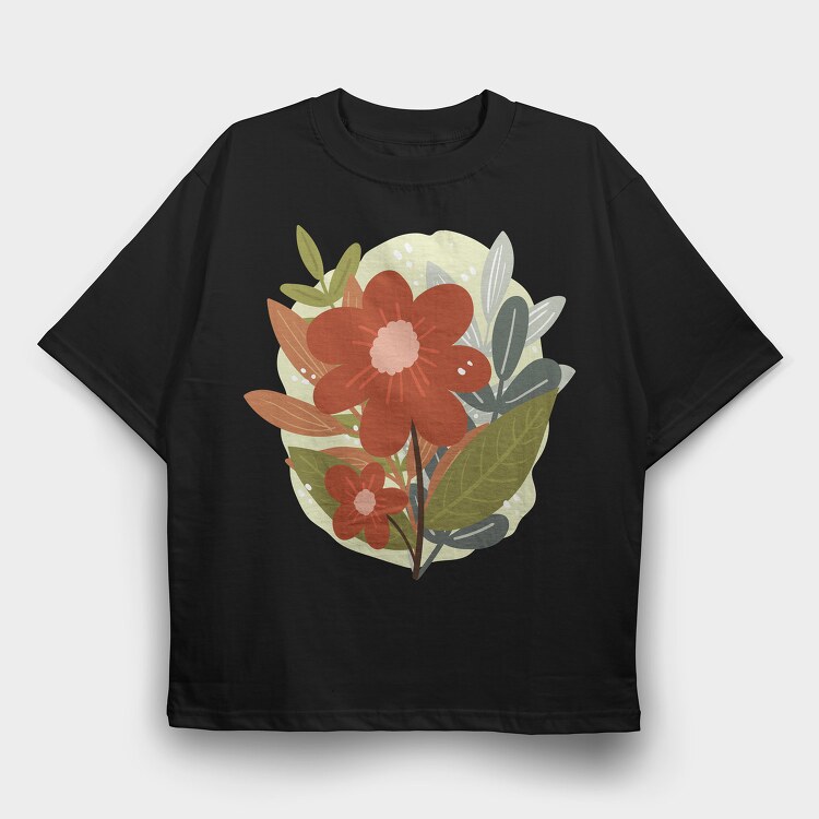 Bouquet of Flowers 1, Tricou Oversize Barbati (Unisex)