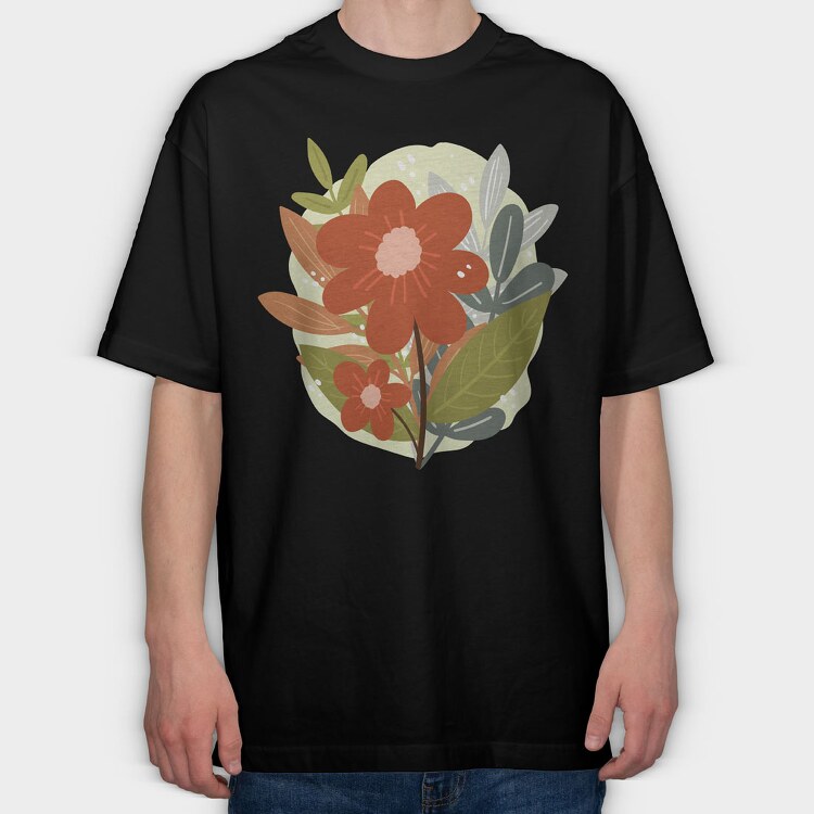 Bouquet of Flowers 1, Tricou Oversize Barbati (Unisex)