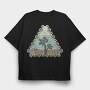 Retro Nature Outdoor 29, Tricou Oversize Barbati (Unisex)