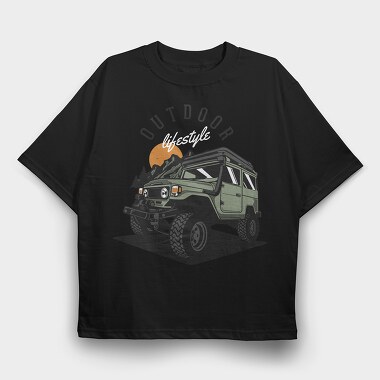 Outdoor Lifestyle, Tricou Oversize Barbati (Unisex)