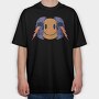 Smiley Skull, Tricou Oversize Barbati (Unisex)